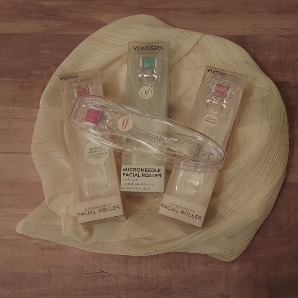 MIcroneedle Facial Roller w/540 .25mm needles Minimize Wrinkles Scars Fine Lines - Picture 14 of 14